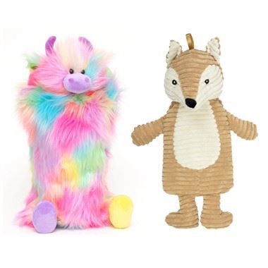 Plyschleksak varmvattenflaska