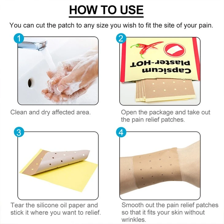 Medical Capsicum Chili Pain Relieving Patch